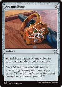 Arcane Signet -  (SOC-127) - Commander: Secrets of Strixhaven