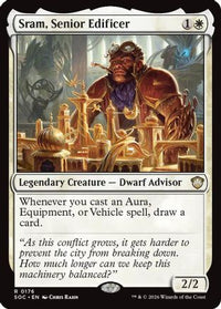 Sram, Senior Edificer -  (SOC-176) - Commander: Secrets of Strixhaven