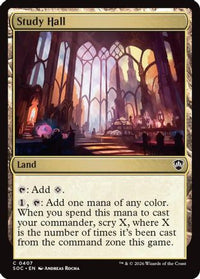 Study Hall -  (SOC-407) - Commander: Secrets of Strixhaven