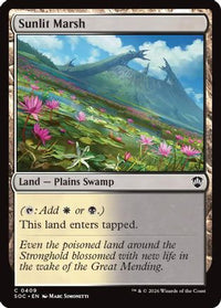 Sunlit Marsh -  (SOC-409) - Commander: Secrets of Strixhaven