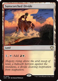 Sunscorched Divide -  (SOC-410) - Commander: Secrets of Strixhaven