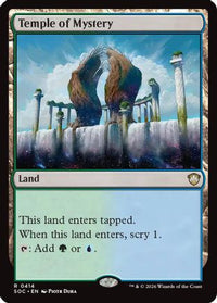 Temple of Mystery -  (SOC-414) - Commander: Secrets of Strixhaven