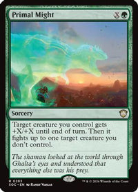 Primal Might -  (SOC-283) - Commander: Secrets of Strixhaven