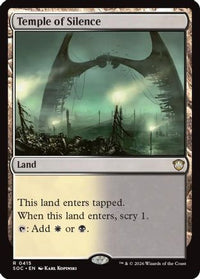 Temple of Silence -  (SOC-415) - Commander: Secrets of Strixhaven