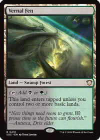 Vernal Fen -  (SOC-419) - Commander: Secrets of Strixhaven