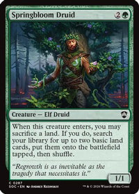 Springbloom Druid -  (SOC-287) - Commander: Secrets of Strixhaven