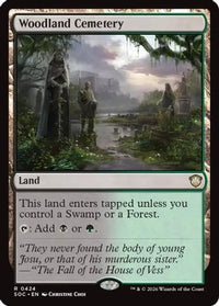 Woodland Cemetery -  (SOC-424) - Commander: Secrets of Strixhaven