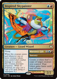 Inspired Skypainter -  (SOC-048) - Commander: Secrets of Strixhaven