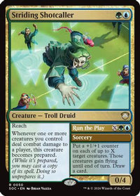 Striding Shotcaller -  (SOC-050) - Commander: Secrets of Strixhaven