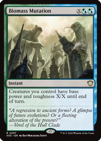 Biomass Mutation -  (SOC-297) - Commander: Secrets of Strixhaven