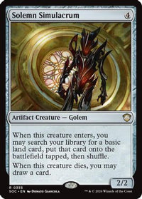 Solemn Simulacrum -  (SOC-355) - Commander: Secrets of Strixhaven