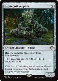 Stonecoil Serpent -  (SOC-356) - Commander: Secrets of Strixhaven