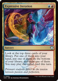 Expressive Iteration -  (SOC-309) - Commander: Secrets of Strixhaven