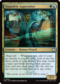 Quandrix Apprentice -  (SOC-324) - Commander: Secrets of Strixhaven