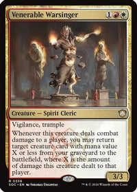 Venerable Warsinger -  (SOC-336) - Commander: Secrets of Strixhaven