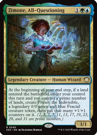 Zimone, All-Questioning -  (SOC-340) - Commander: Secrets of Strixhaven