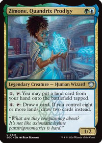 Zimone, Quandrix Prodigy -  (SOC-341) - Commander: Secrets of Strixhaven