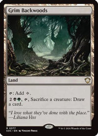 Grim Backwoods -  (SOC-377) - Commander: Secrets of Strixhaven