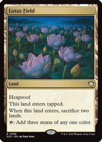 Lotus Field -  (SOC-385) - Commander: Secrets of Strixhaven
