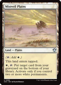 Mistveil Plains -  (SOC-386) - Commander: Secrets of Strixhaven