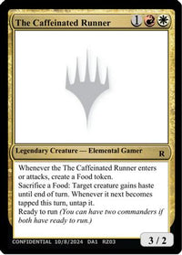 The Caffeinated Runner -  (UNK-) - Un-Known Event Playtest Cards