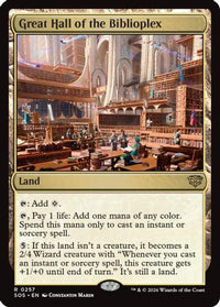 Great Hall of the Biblioplex -  Foil (SOS-257) - Secrets of Strixhaven