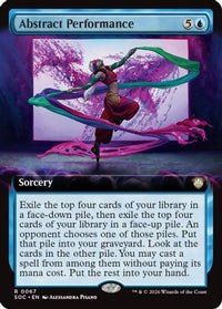Abstract Performance (Extended Art) -  (SOC-067) - Commander: Secrets of Strixhaven