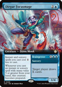 Dirgur Focusmage (Extended Art) -  (SOC-068) - Commander: Secrets of Strixhaven