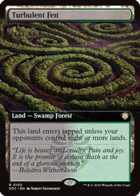 Turbulent Fen (Extended Art) -  (SOC-103) - Commander: Secrets of Strixhaven