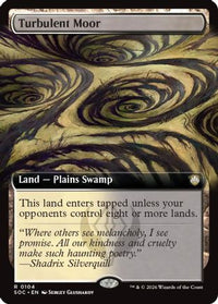 Turbulent Moor (Extended Art) -  (SOC-104) - Commander: Secrets of Strixhaven