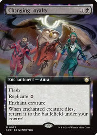 Changing Loyalty (Extended Art) -  (SOC-073) - Commander: Secrets of Strixhaven