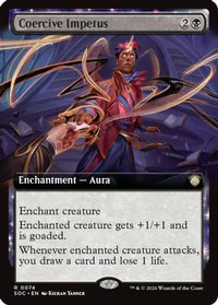 Coercive Impetus (Extended Art) -  (SOC-074) - Commander: Secrets of Strixhaven