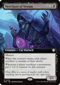 Merchant of Venom (Extended Art) -  (SOC-076) - Commander: Secrets of Strixhaven