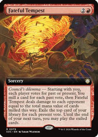 Fateful Tempest (Extended Art) -  (SOC-079) - Commander: Secrets of Strixhaven