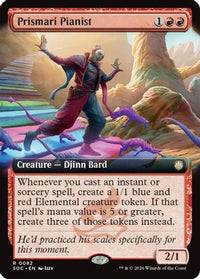 Prismari Pianist (Extended Art) -  (SOC-082) - Commander: Secrets of Strixhaven