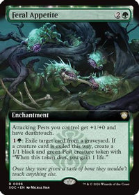 Feral Appetite (Extended Art) -  (SOC-086) - Commander: Secrets of Strixhaven