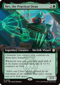 Nev, the Practical Dean (Extended Art) -  (SOC-089) - Commander: Secrets of Strixhaven