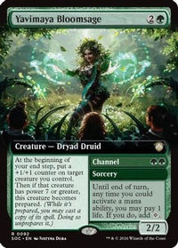 Yavimaya Bloomsage (Extended Art) -  (SOC-092) - Commander: Secrets of Strixhaven