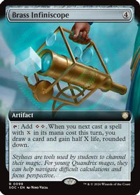 Brass Infiniscope (Extended Art) -  (SOC-099) - Commander: Secrets of Strixhaven