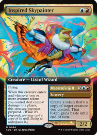 Inspired Skypainter (Extended Art) -  (SOC-096) - Commander: Secrets of Strixhaven