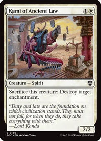 Kami of Ancient Law -  (SOC-150) - Commander: Secrets of Strixhaven