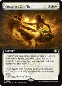 Ceaseless Conflict (Extended Art) -  (SOC-062) - Commander: Secrets of Strixhaven