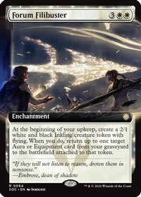 Forum Filibuster (Extended Art) -  (SOC-064) - Commander: Secrets of Strixhaven