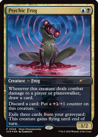 Psychic Frog -  Foil (GAME-049) - Game Day & Store Championship Promos