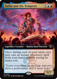 Zaffai and the Tempests (Extended Art) -  Foil (SOS-360) - Secrets of Strixhaven