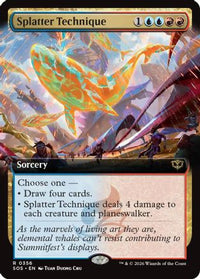 Splatter Technique (Extended Art) -  (SOS-356) - Secrets of Strixhaven