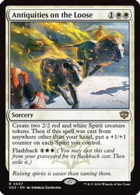 Antiquities on the Loose -  (SOS-007) - Secrets of Strixhaven