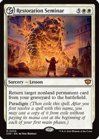 Restoration Seminar -  (SOS-030) - Secrets of Strixhaven