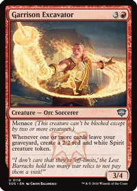Garrison Excavator -  Foil (SOS-116) - Secrets of Strixhaven