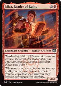 Mica, Reader of Ruins -  Foil (SOS-124) - Secrets of Strixhaven